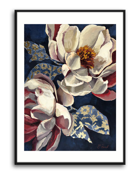 See the Light - Hand-Embellished, Gold Leaf Print