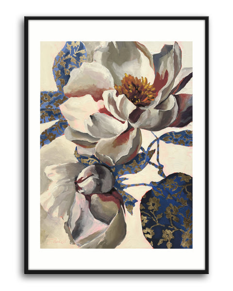 See the Light - Hand-Embellished, Gold Leaf Print