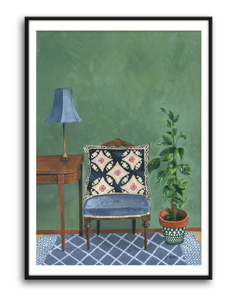 Chair with Cushion Limited Edition Print