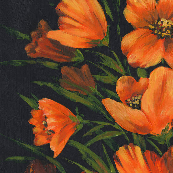 Her Favourite Flowers are Orange