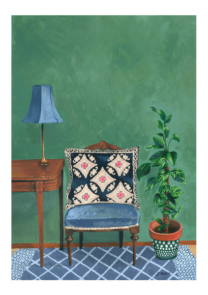 Chair with Cushion Limited Edition Print